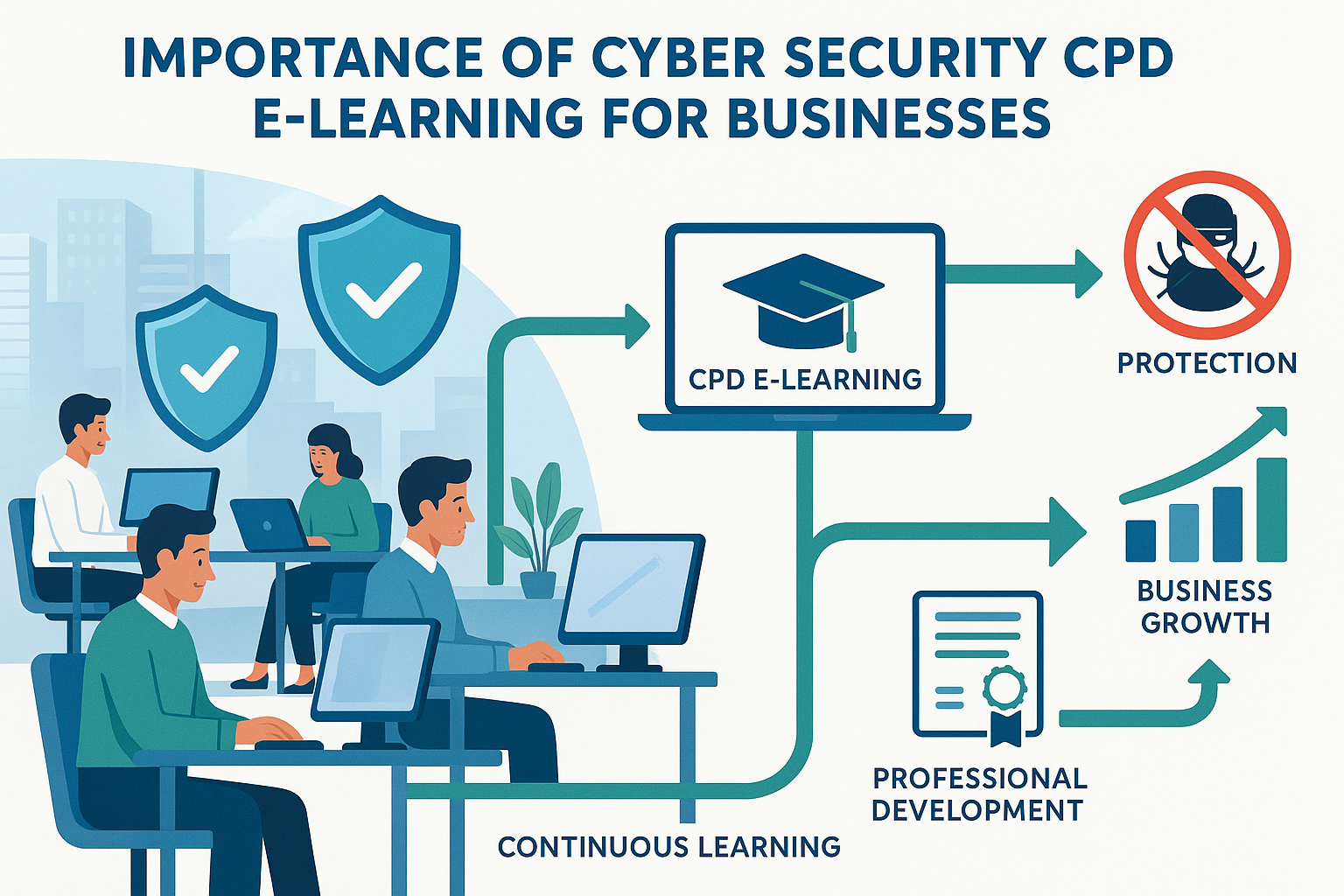 Why Cyber Security CPD E-Learning is Essential for Businesses and the Workplace