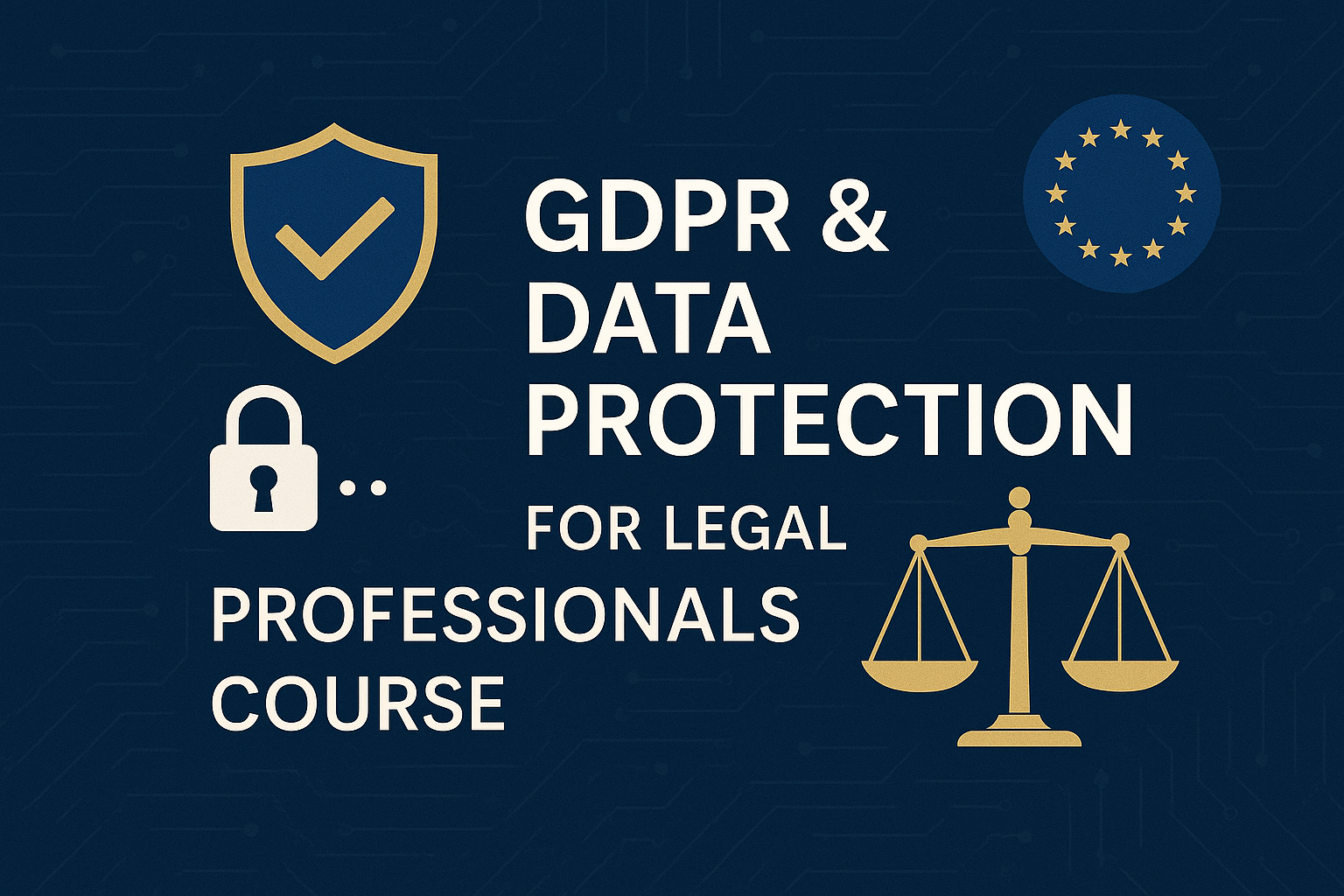 GDPR & Data Protection for Legal Professionals Course