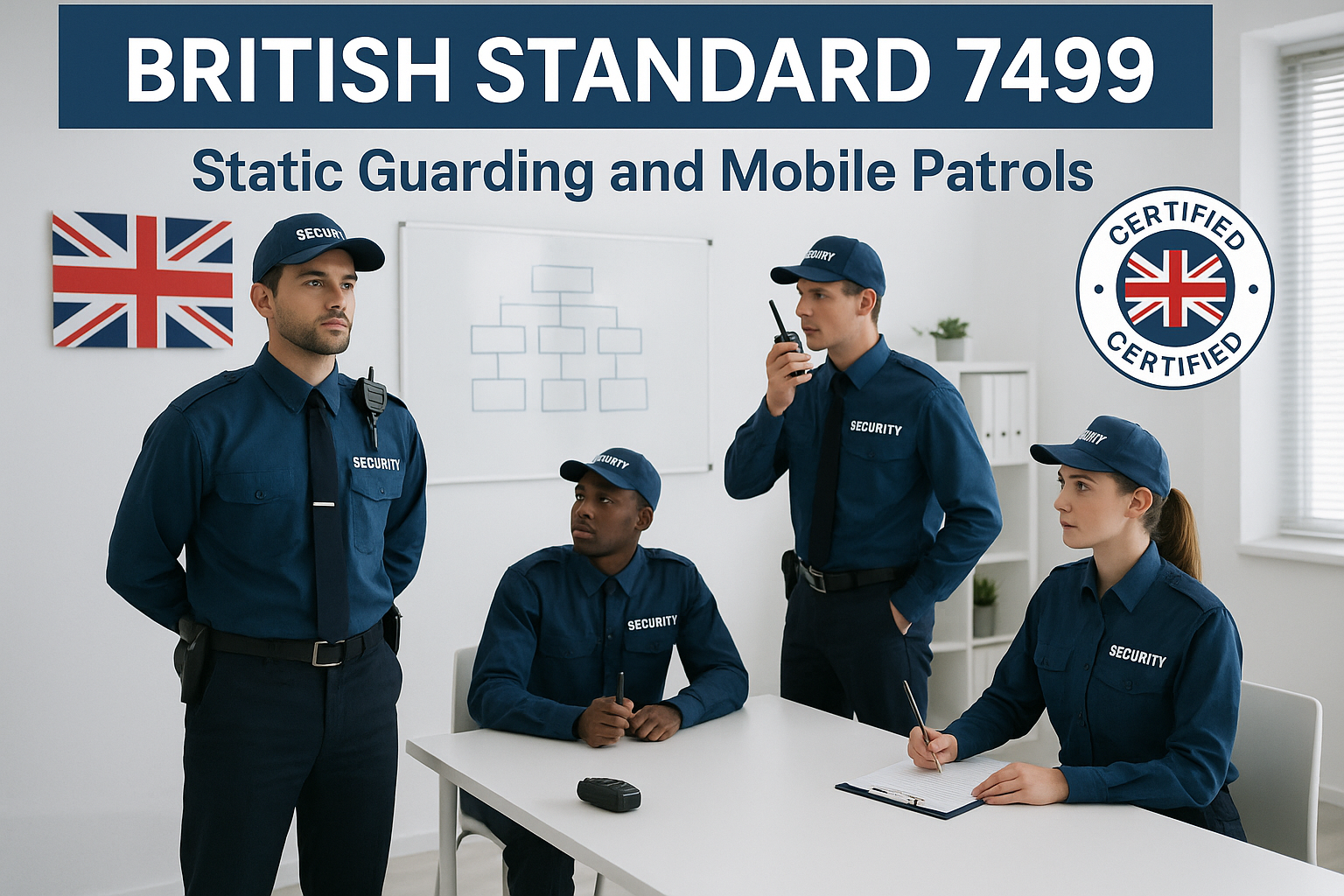 British Standard 7499: Static Guarding and Mobile Patrols Course