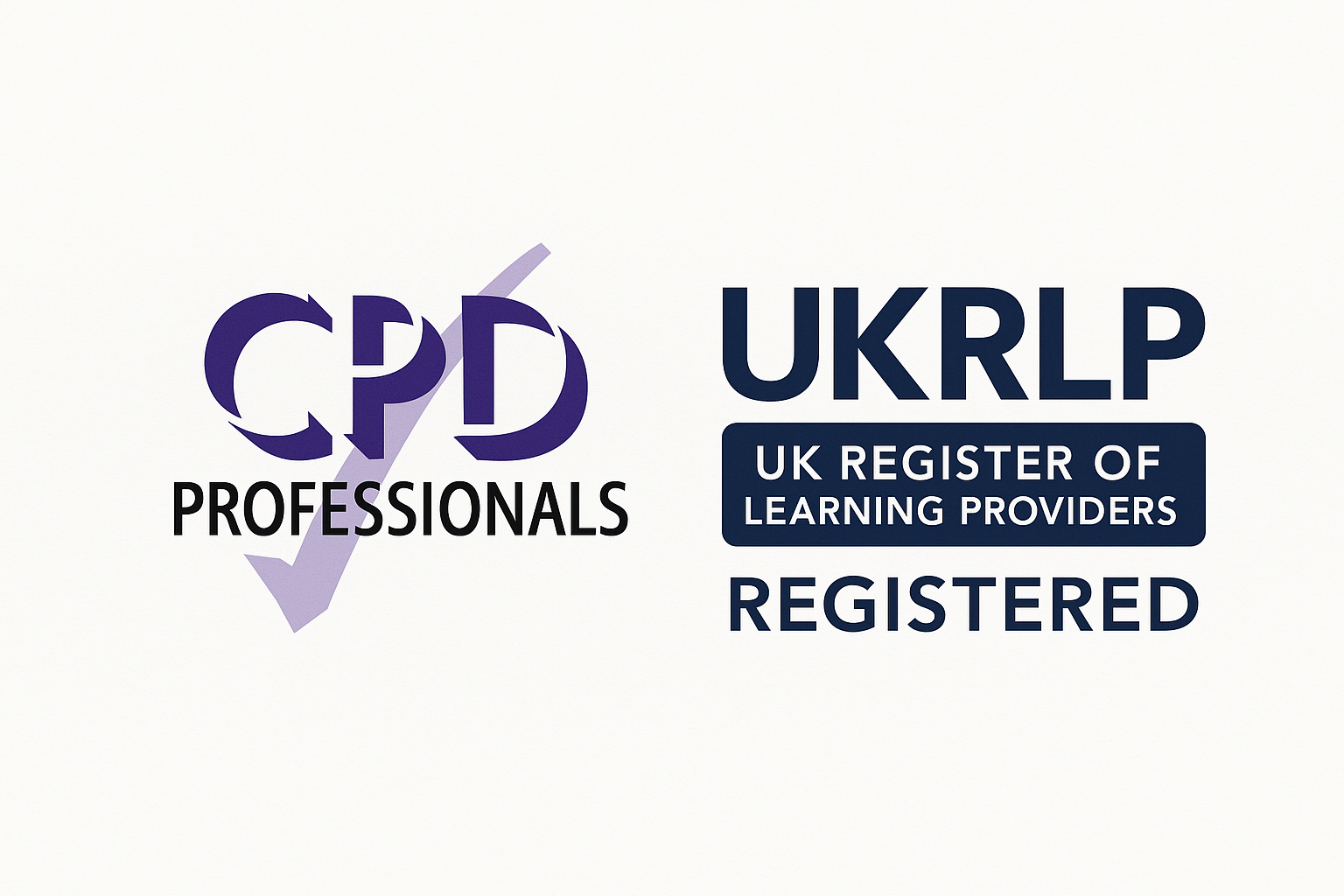 CPD Professionals and UKRLP Certification Logos